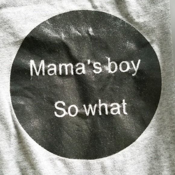 ❌❗SOLD❗❌🎉HOST PICK🎉 MAMA'S BOY Romper - Picture 2 of 2